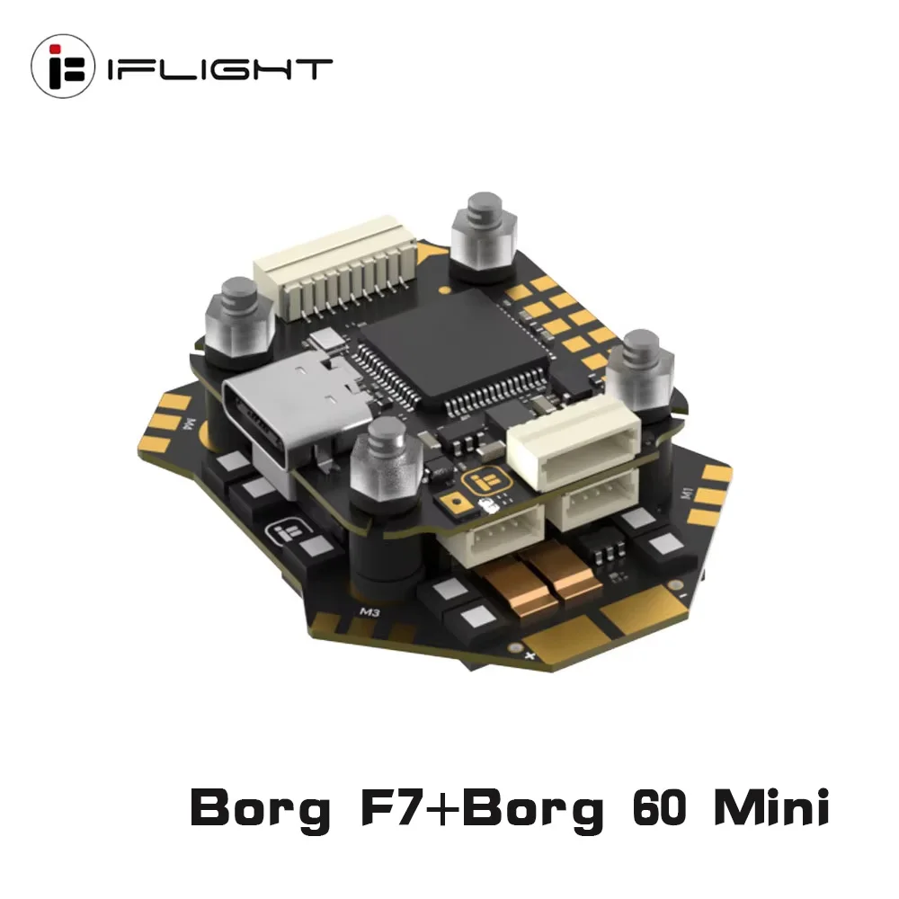Fpv Flight Controller F7 Stack 60A - iFlight Borg Mini F7 – компактный