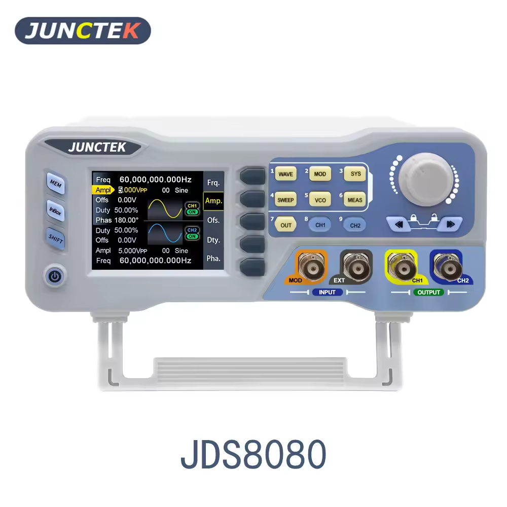 Function Arbitrary Waveform Generator - JDS8080 JUNCTEK 80 МГц Двухканальный генератор