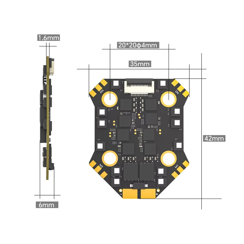 iFlight Borg Mini F7 – компакт – обзор и цена Fpv Flight Controller F7 Stack 60A