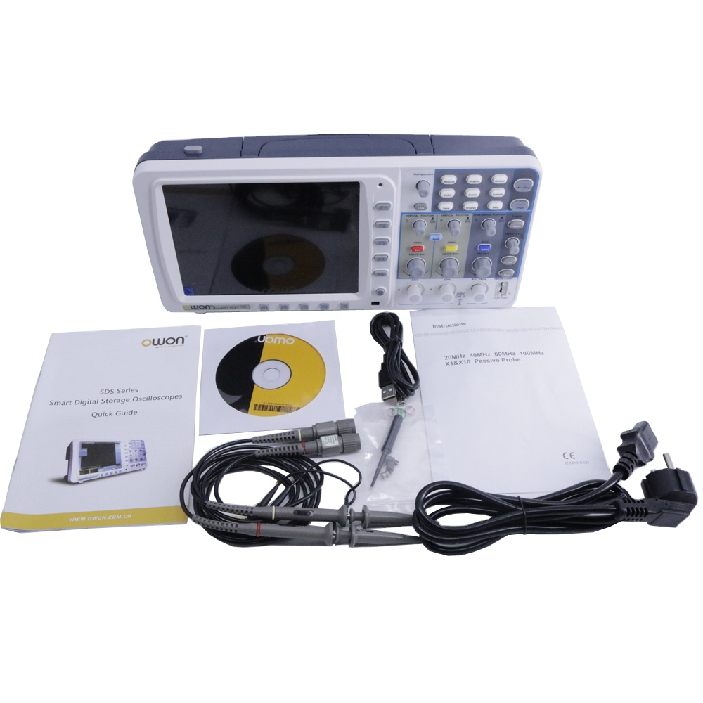 Цифровой осциллограф OWON SDS7 – обзор и цена Digital Storage Oscilloscope 100Mhz