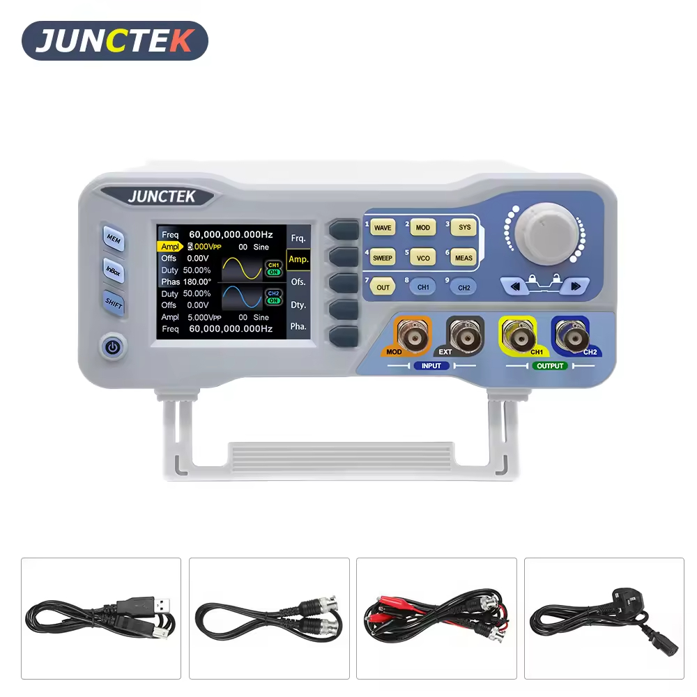 JDS8080 JUNCTEK 80 МГц Двухкан – обзор и цена Function Arbitrary Waveform Generator