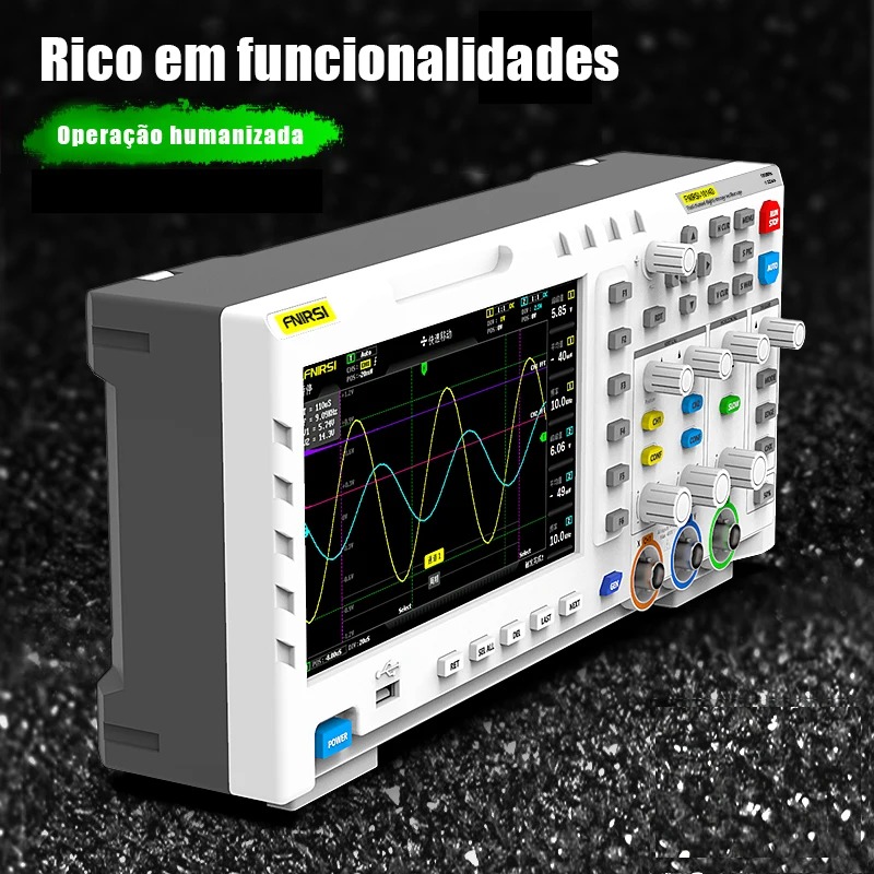 Цифровой осциллограф FNIRSI 10 – обзор и цена Digital Storage Oscilloscope 100Mhz