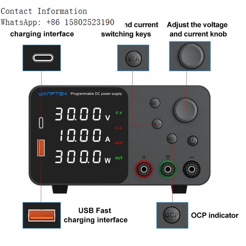 Программируемый источник питан – обзор и цена Programmable Dc Power Supply 30V 10A